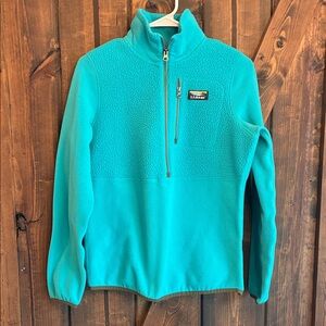 L.L. Bean Teal Fleece Jacket